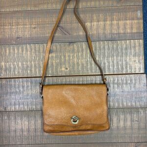 ZARA LEATHER CROSSBODY BAG MEDIUM SIZE